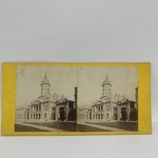 Stereoview The Clock Tower, Castle Yard, Dublin