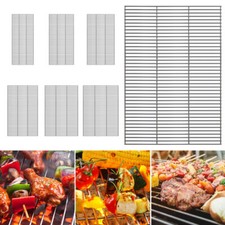 BBQ Cooking Grill Net Stainless Steel, Cast Iron Grate Grid Camping Outdoor Rack