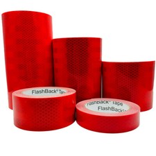 Red reflective tape - tape, prismatic