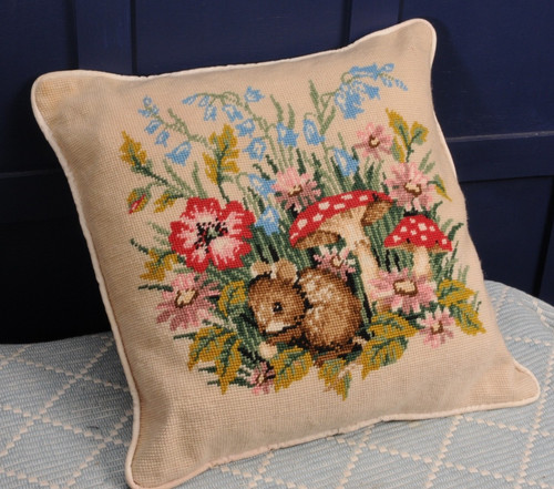 Vintage needlepoint tapestry - vintage,
