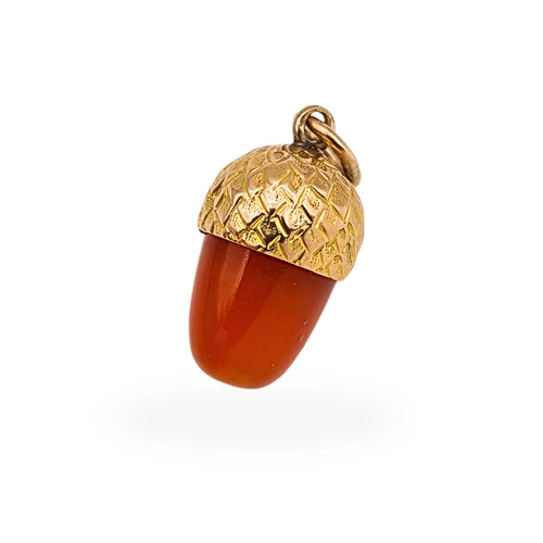 9ct gold acorn charm - 9ct,