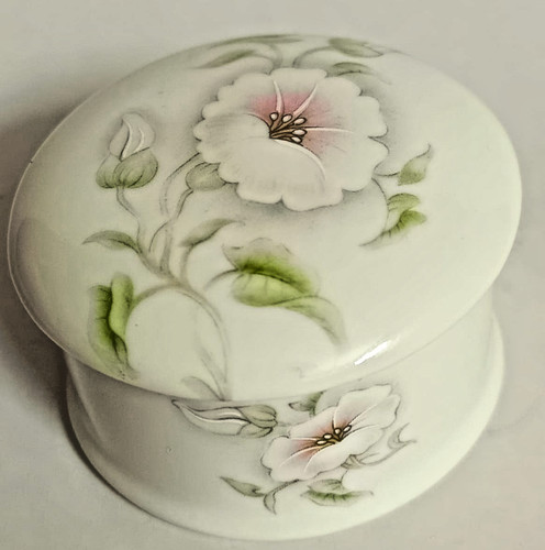 Vintage porcelain round - vintage,