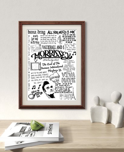 Morrissey poster - poster.,