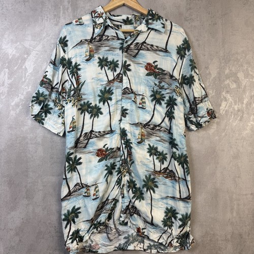 Batik bay hawaiian shirt - hawaiian, l