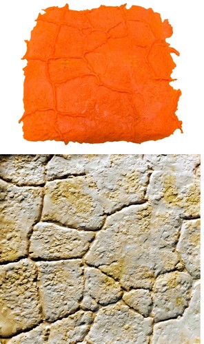 Vertical concrete stamp - vertical, cement