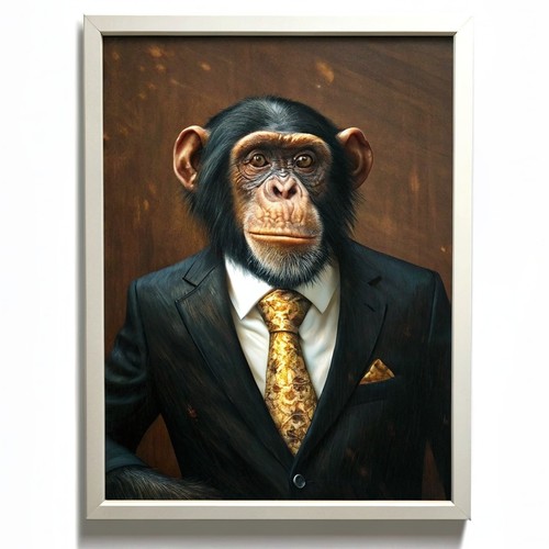 Monkey suit wall - a,