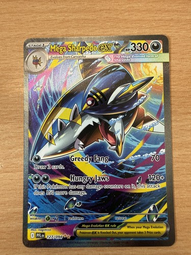 Pokemon tgc mega sharpedo - pokemon,