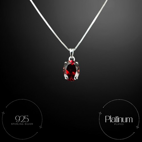 Almandine red natural garnet - red,