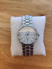 Longines Conquest Day Date watch 7mm 35mm New Old Stock L1.615.4 1995  Italian 