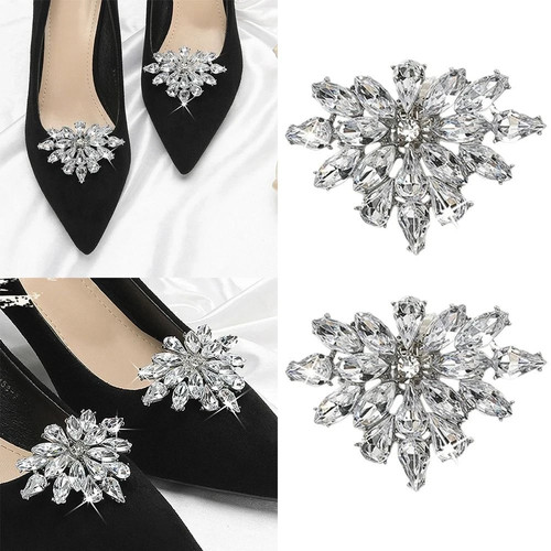 Pair shiny shoes decorations - shoes,