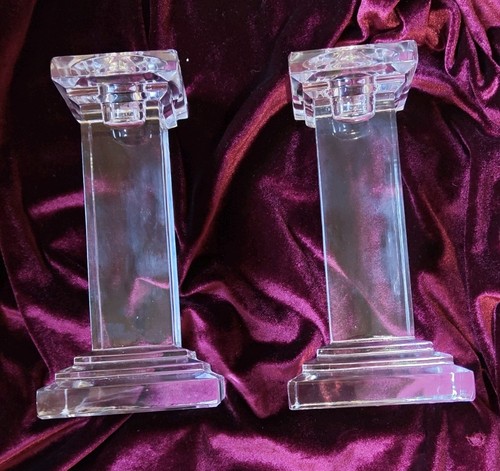 Vintage crystal pair - crystal,pair, of