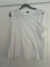 M&Co White Ladies Top Size 14