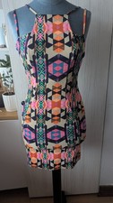 Ladies Boohoo mini  patterned dress size 8