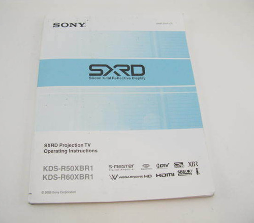 Sony sxrd projection - projection, tv
