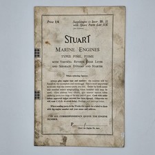 Stuart Turner P5ME & P55ME Marine Engine Parts List Manual (31K 1967 Edition)