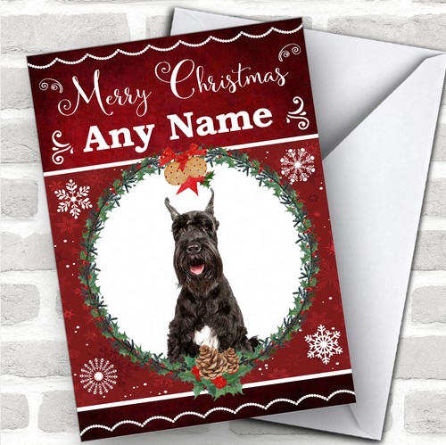Giant schnauzer dog - schnauzer,