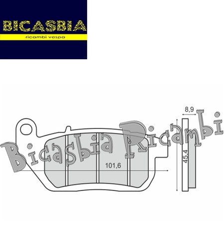 18722 front brake - -, pads