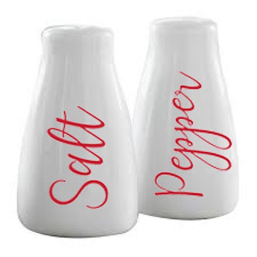 Salt and pepper vinyl - salt,
