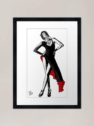 The lady red - "red,, and