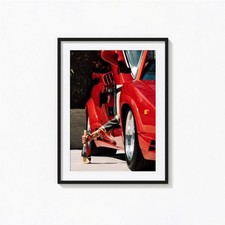 Lamborghini Wine Print
