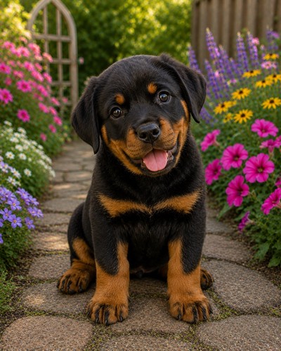Rottweiler puppy dog photo - puppy,