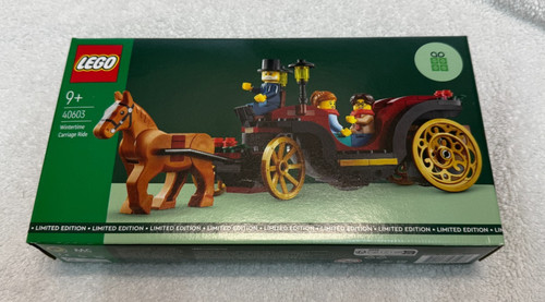 Lego wintertime carriage - wintertime, ride