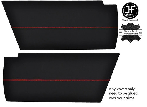 Red stitching rear end side - end,