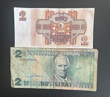 Set banknotes lithuania - set, of