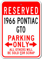 1966 66 PONTIAC GTO Parking