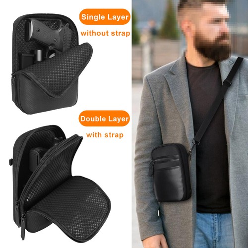 Tactical concealed gun pouch - concealed,