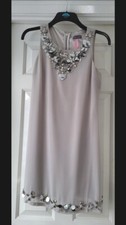 Lipsy dress size 12 Light Grey