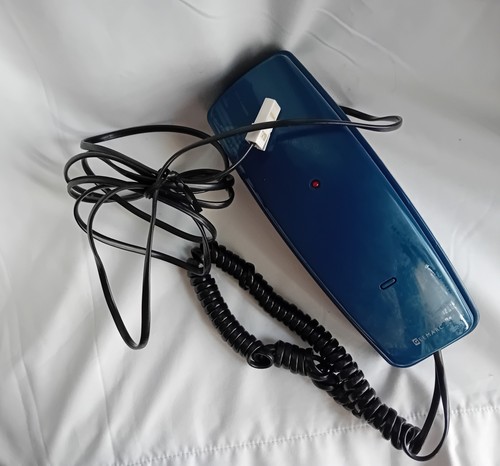 Wall mounted blue - blue, telephone