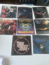 Joblot of 8 Thin Lizzy picture sleeved vinyl singles
