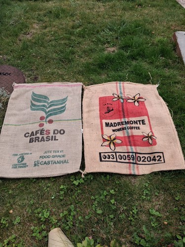 Empty coffee beans sacks - x,