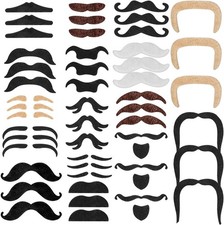 SONEER 48 Pack Fake Moustache