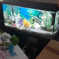 100 Fish Tank with Light SND Heater Aquarium Heater