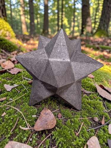 Natural shungite merkaba - merkaba, star