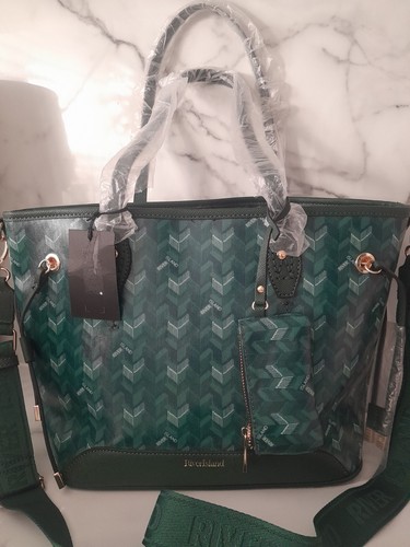 River island green tote - river,