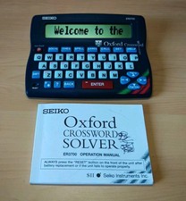 Seiko ER3700 Oxford Crossword Anagram Solver Thesaurus Spellchecker with Manual