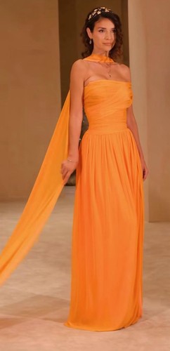 Valdrin sahiti couture orange - couture,