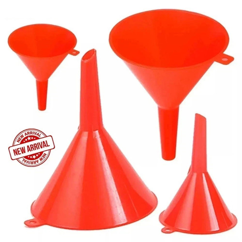 4pc funnel set plastic - 4pc, pouring