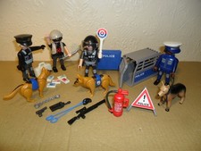 PLAYMOBIL POLICE DOG UNIT (Figures,police dog handlers,Robber,K9) 