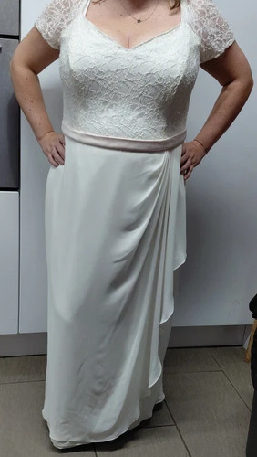 David bridal ivory dress - david's,