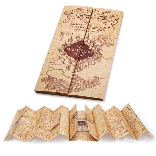 The marauder map hogwarts - map,
