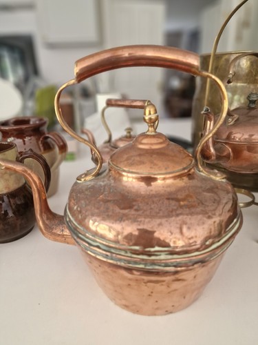 Antique georgian brass copper - georgian,