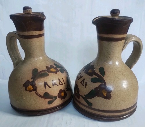 Oil and vinegar jugs replicas - and,