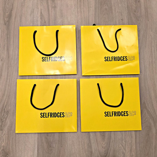 Selfridges yellow paper gift - selfridges,
