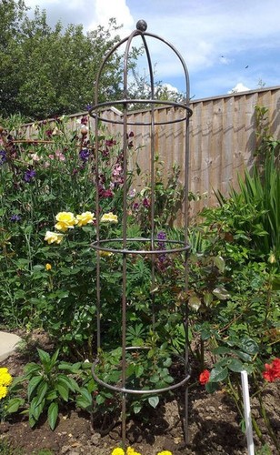 Garden obelisk 10mm oxidising - garden,