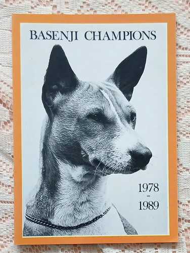 Basenji champions 1978 1989 - basenji,