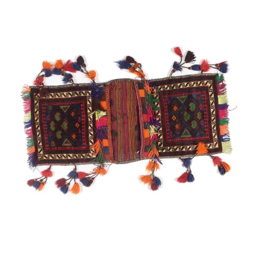 Tribal saddle bag - bag, vintage
